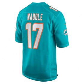 Camiseta Hombre Miami Dolphins Jaylen Waddle 17 Nike Aqua 2021 NFL Draft